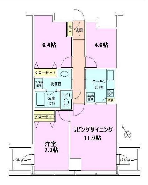 茅場町タワーレジデンスの間取り写真
