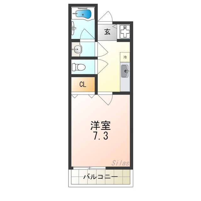 ベルエキップの間取り写真