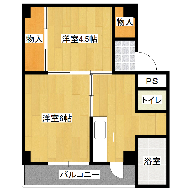 ゼウス富岡2の間取り写真