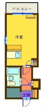 東京メトロ千代田線 北千住駅 徒歩13分 5階建 築38年の間取り写真