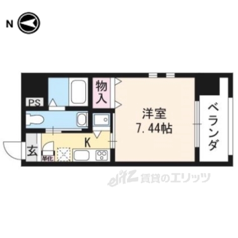 HF河原町二条レジデンスの間取り写真