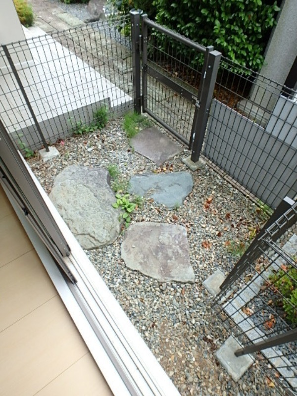 庭　図面と現状に相違がある場合には現状を優先