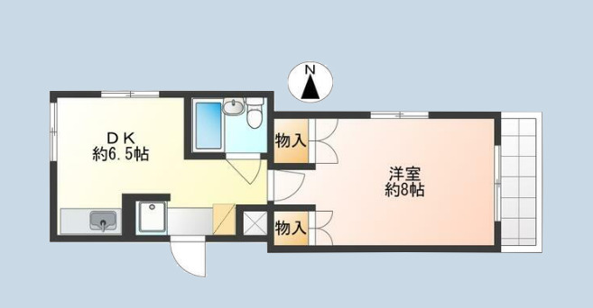 府中ロイヤルマンションの間取り写真