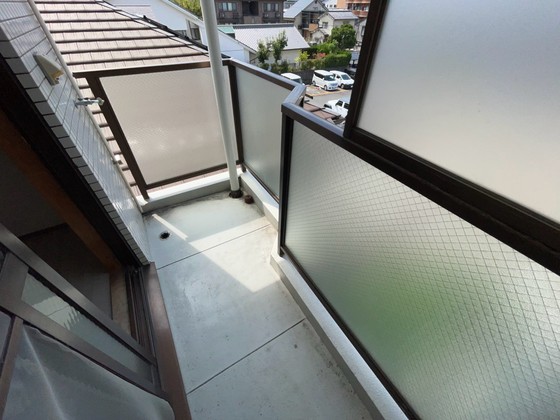 バルコニー　※別部屋の写真です