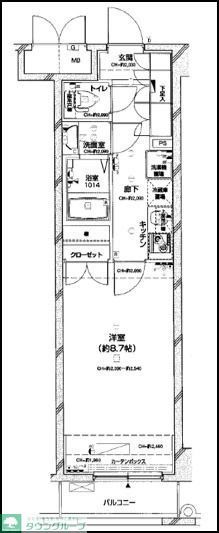 パレステュディオときわ台の間取り写真