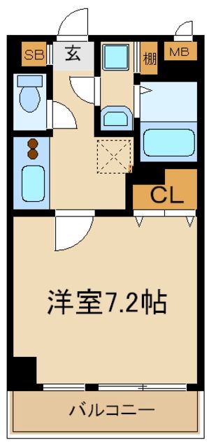 シエロアスールの間取り写真