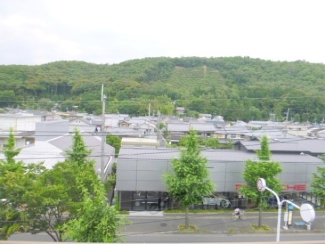 眺望　五山送り火の「法」の字が目の前です