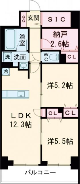 CLASSEUM高崎の間取り写真