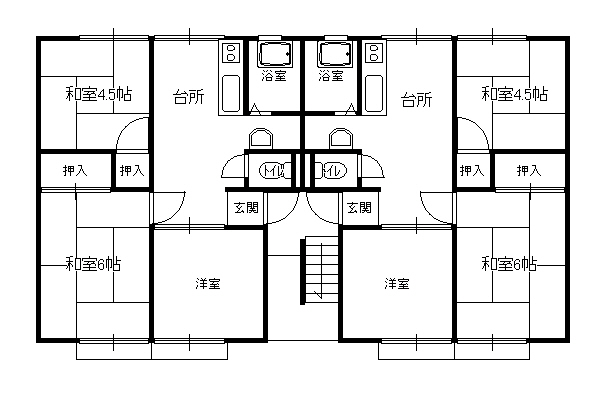 ガーデンハイツ中前の間取り