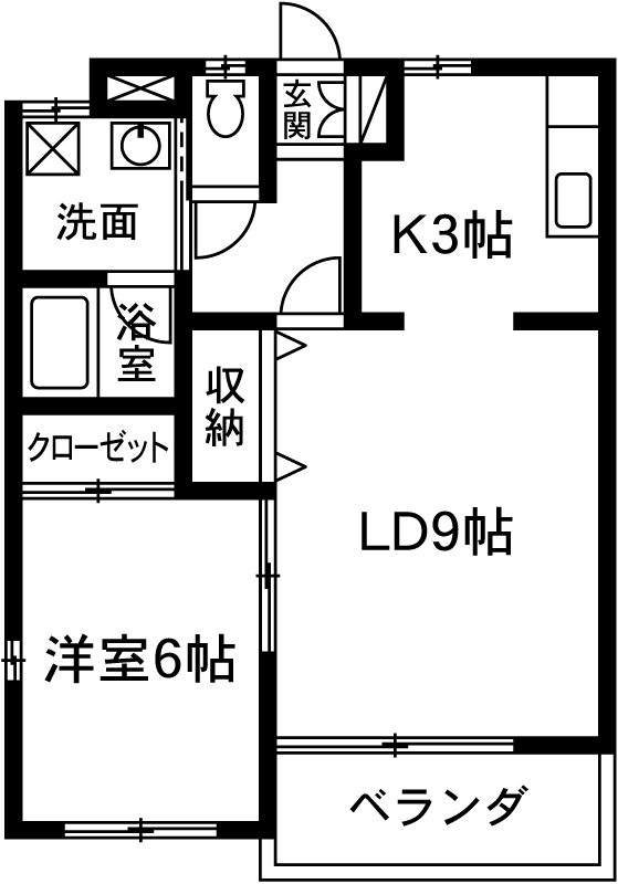 ハミングバード　Ａ棟の間取り