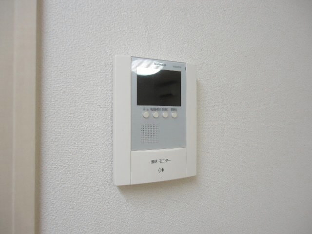 セキュリティ　来た人の顔が分かるので安心ですね。