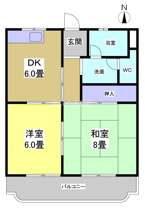 トラストマンションの間取り