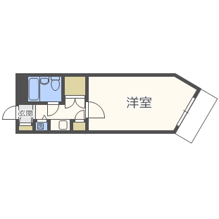 【札幌市北区麻生町のマンションの間取り】