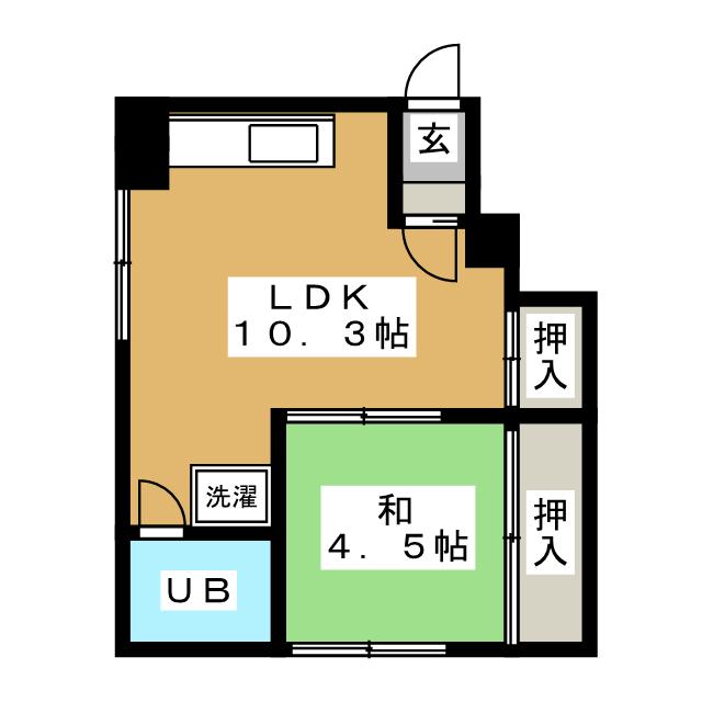 奈良マンションの間取り