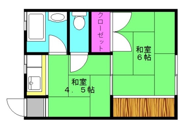 ＹＭコーポの間取り