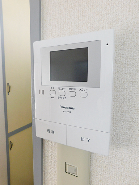 セキュリティ　TV付きモニターホン完備