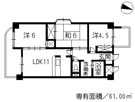 ロイヤルビュー石原の間取り