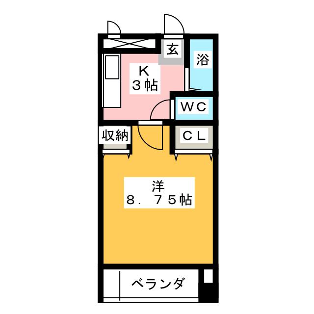 サンヴェール栄生の間取り