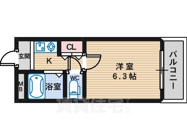 ケイズハイツの間取り