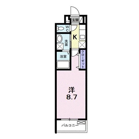 桜井市大字戒重のアパートの間取り