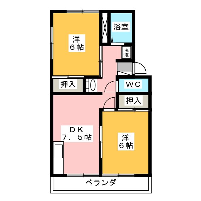 シャトルホワイトの間取り