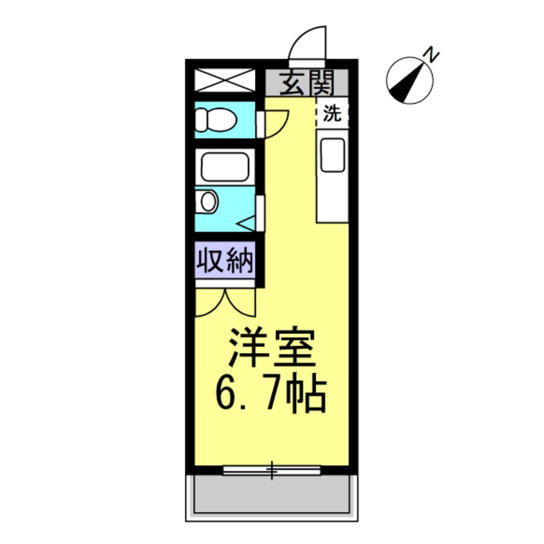 ヴィラ山口の間取り