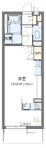 川崎市幸区南加瀬のマンションの間取り