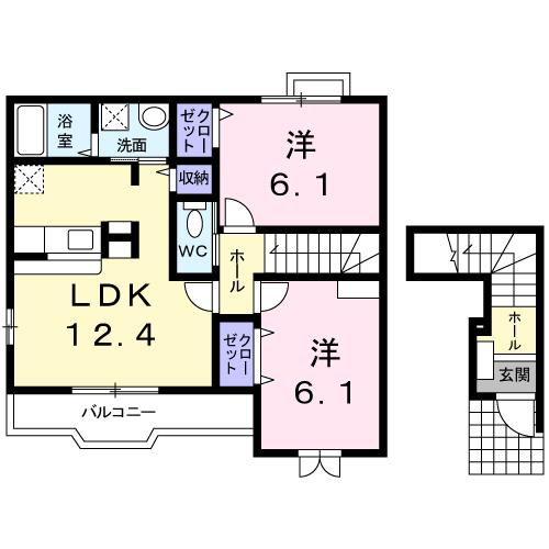 ファミール２の間取り