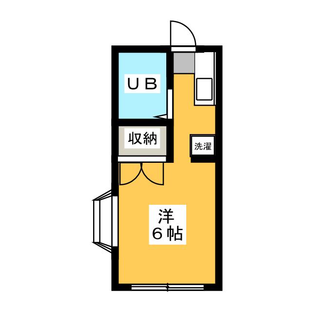 コーポシャインＡ棟の間取り