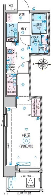 リヴシティ両国五番館の間取り