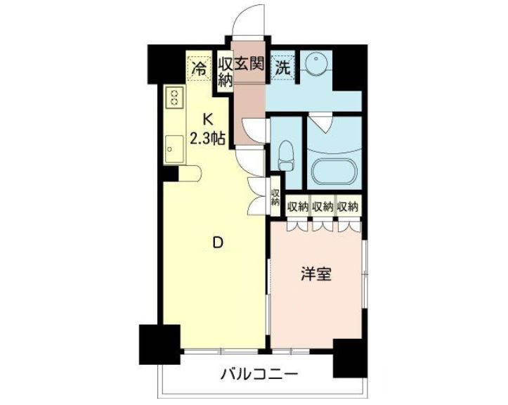 エコロジー大井町レジデンスの間取り写真