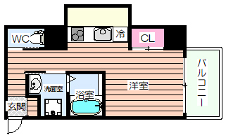 JJCOURT磯路３の間取り