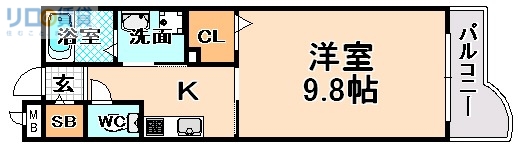 伊丹市池尻のマンションの間取り