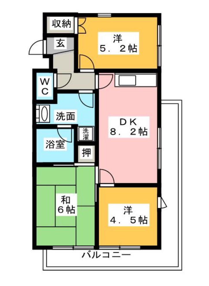 アートメゾンの間取り