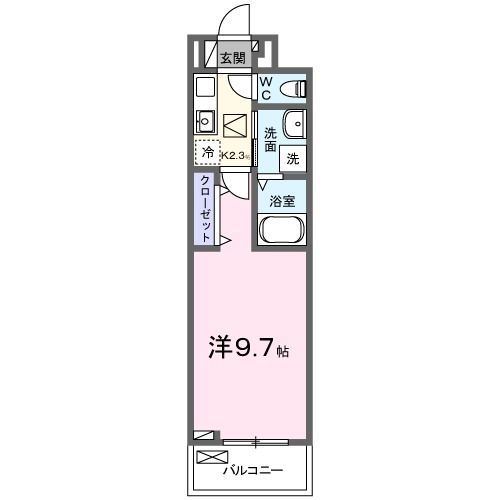 【メゾン　ド　ヌーベルの間取り】