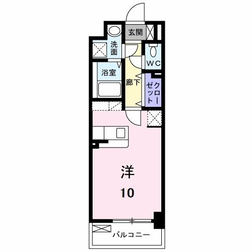 北九州市戸畑区一枝のマンションの間取り