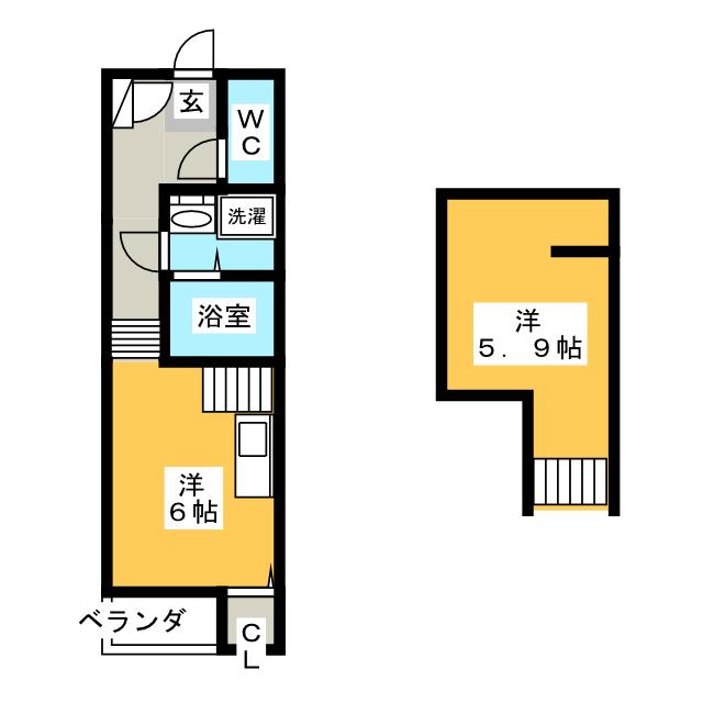 グランツ六番町の間取り