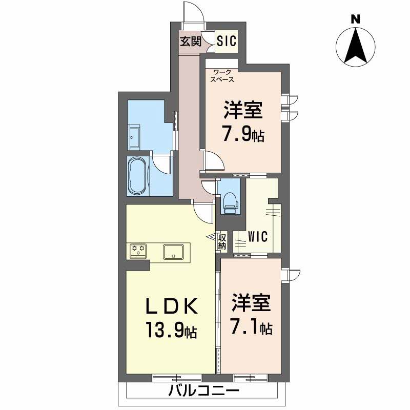 ＦｉｒｓｔＳｔ（ファストステップ）の間取り