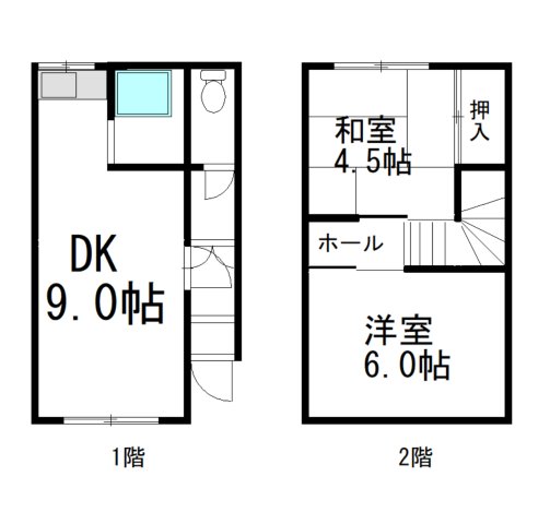 ヴィラ鳥取の間取り