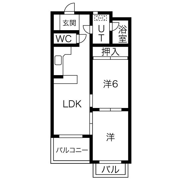 レジデンス白山の間取り