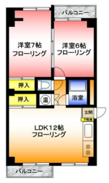 カートビルの間取り