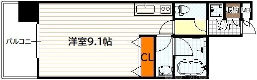 LATTICE KAMITOBA　（ラティス上鳥羽）の間取り