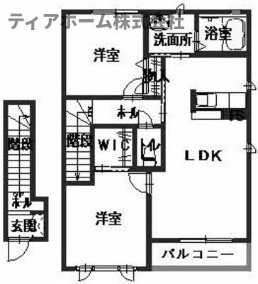 セレーノ二上A棟の間取り