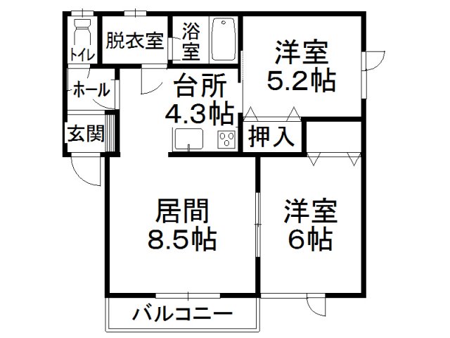 ジラソーレの間取り