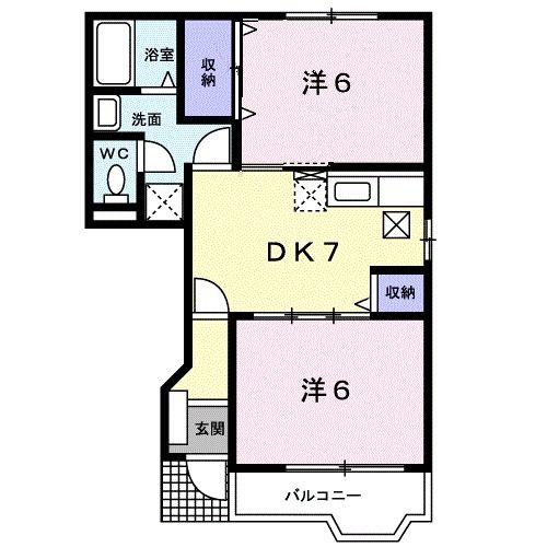クレールコートIIの間取り
