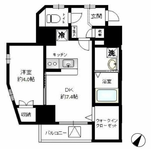 ＰａｕｌｏｗｎｉａＶａｌｌｅｙｔａｋｅ８東神奈川の間取り