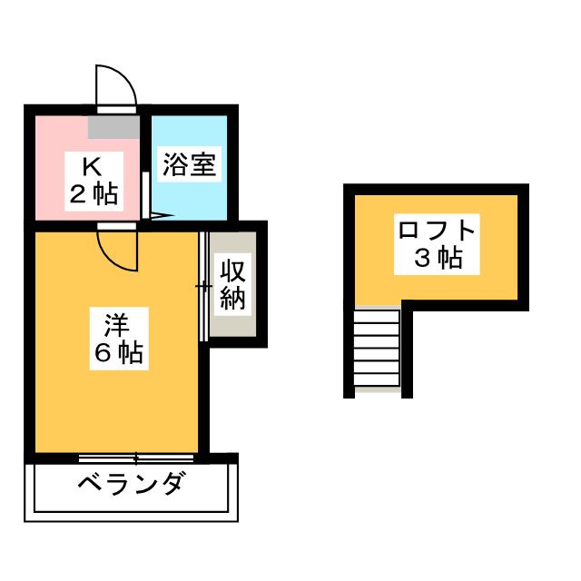 リヴェール築地口の間取り