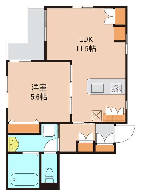 東風の間取り