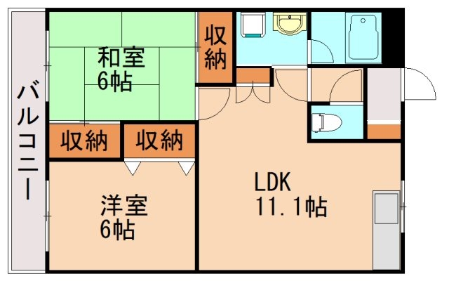 パルティールIIの間取り