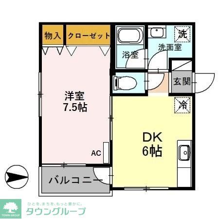 さいたま市北区日進町のアパートの間取り